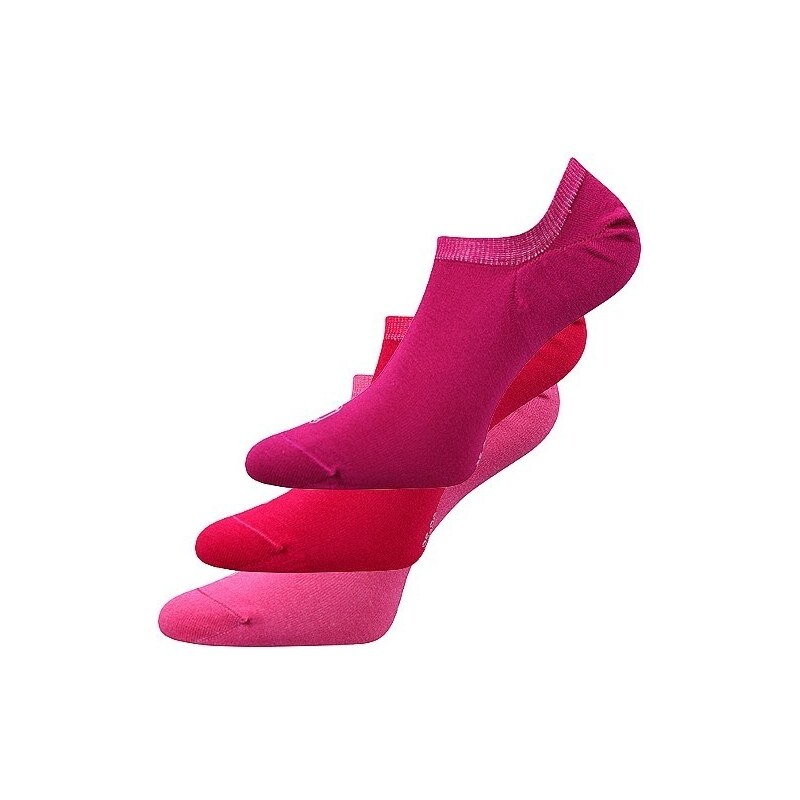 Boma DEXI kotníčkové jednobarevné ponožky Lonka mix růžová 35-38