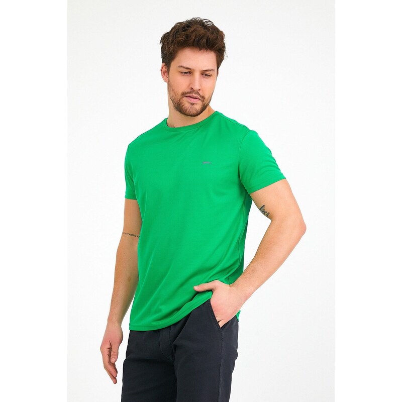 Slazenger Republic Pánské tričko zelené
