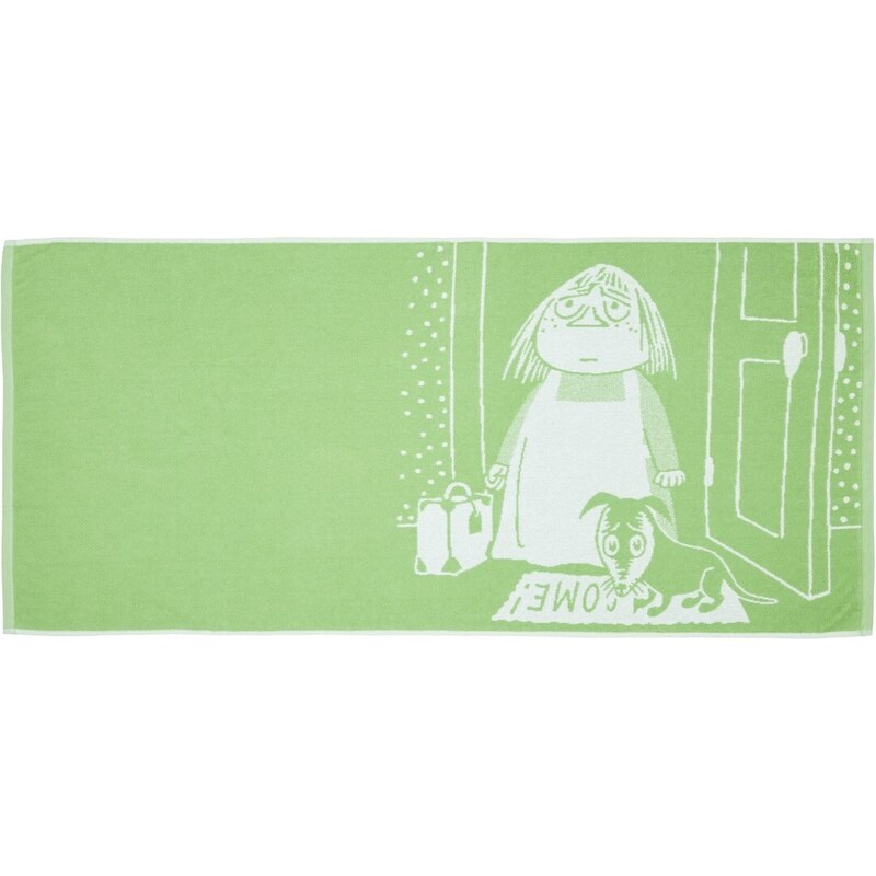 Finlayson Finsko Froté osuška Moomin Misabel green 70 x 140