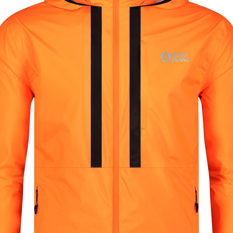 Nordblanc Oranžová pánská nepromokavá sportovní bunda SECURED