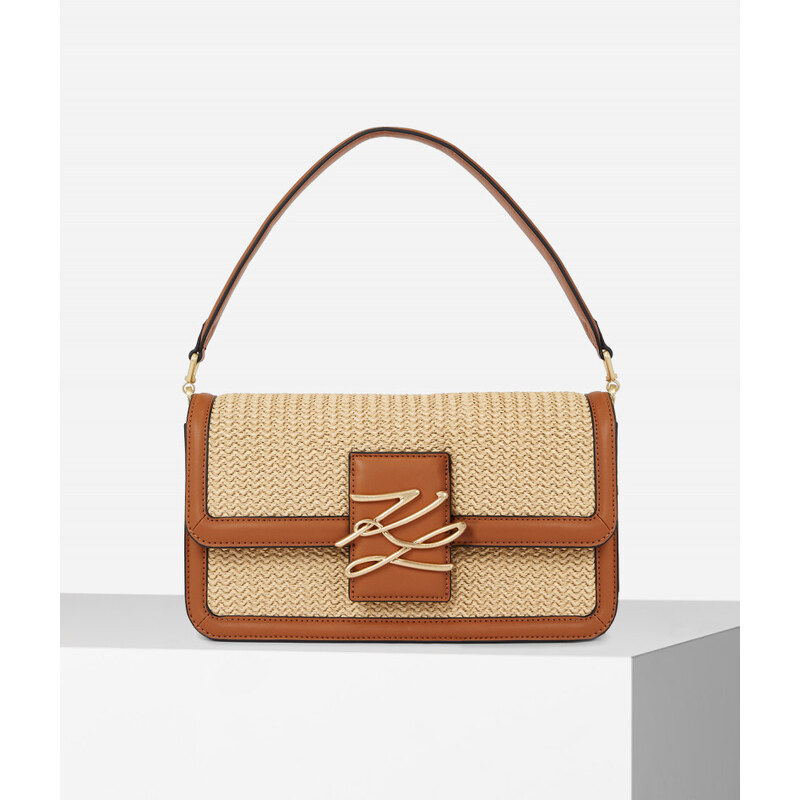 KABELKA KARL LAGERFELD K/AUTOGRAPH RAFFIA SM SHB