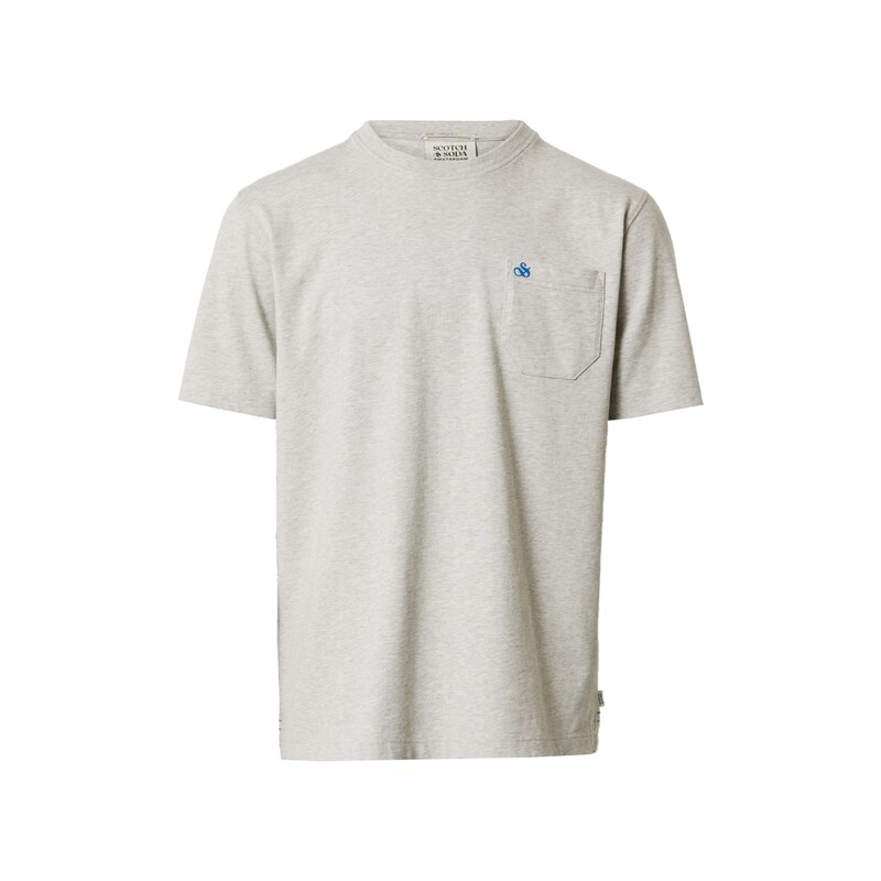 SCOTCH & SODA Tričko šedý melír