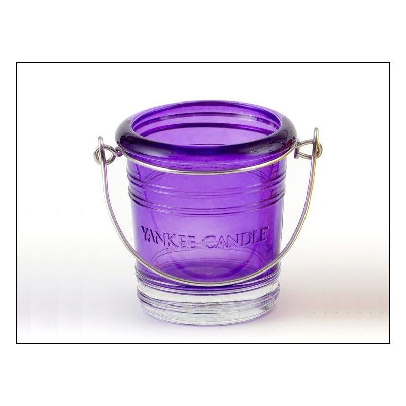 Svícen Glass Bucket fialový na votivní svíčku