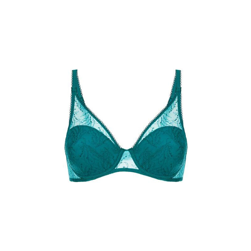 3D SPACER MOULDED PADDED BRA 1B2343 Smaragdově zelená(640) - Simone Perele