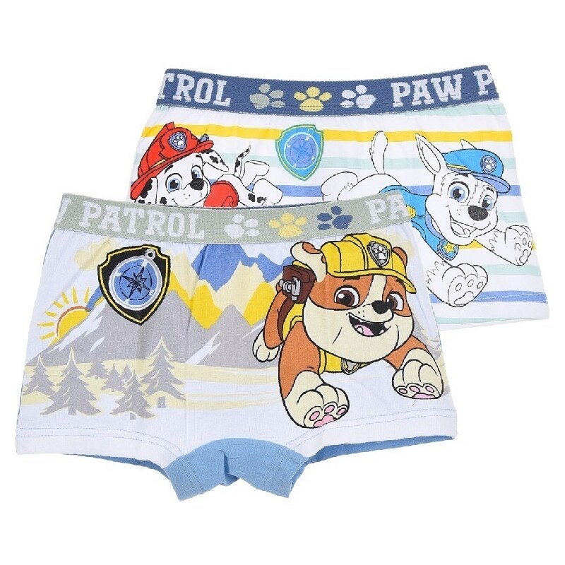 DVOJBALENÍ BAREVNÝCH BOXEREK PAW PATROL Bílá