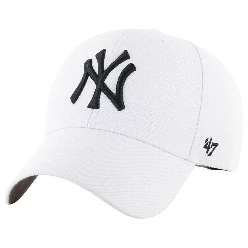 47 Brand 47 Značka MLB New York Yankees Kšiltovka B-MVPSP17WBP-WHM 92216635