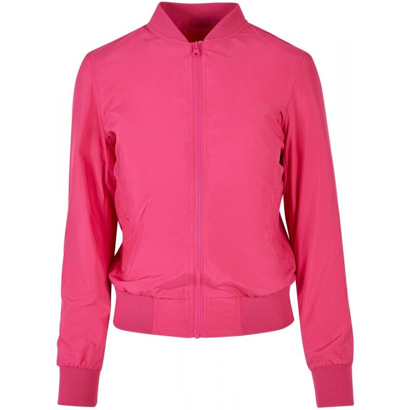 Dámská jarní/podzimní bomber bunda Urban Classics - růžová 109396385