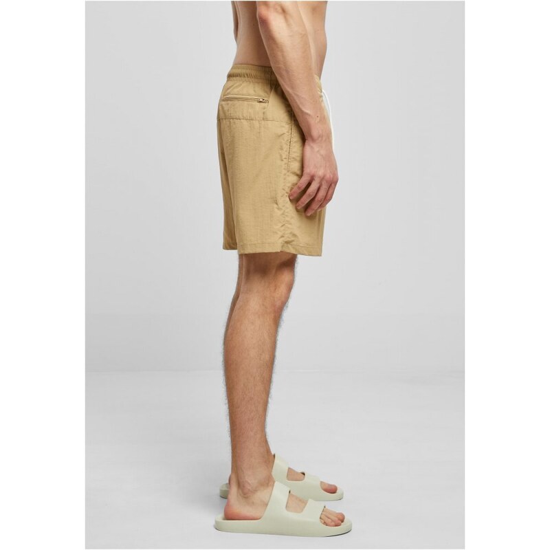 Pánské koupací kraťasy Urban Classics Block Swim Shorts - unionbeige