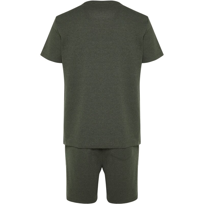 Trendyol Khaki Regular Fit Pajamas Set