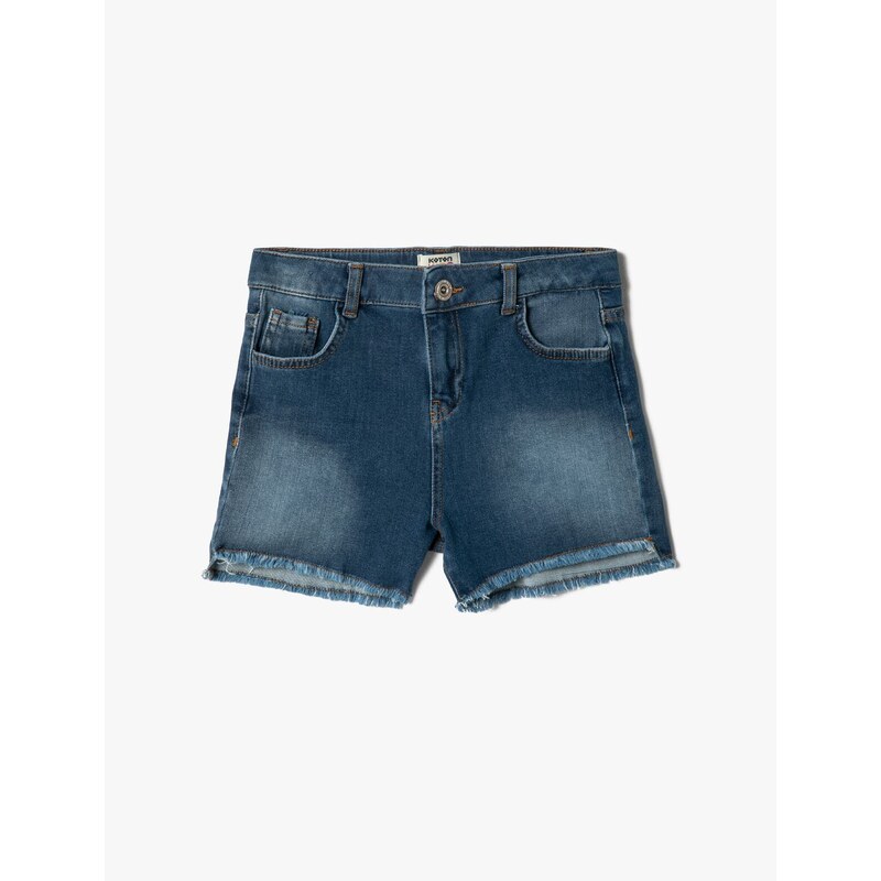 Koton Denim Shorts With Pocket