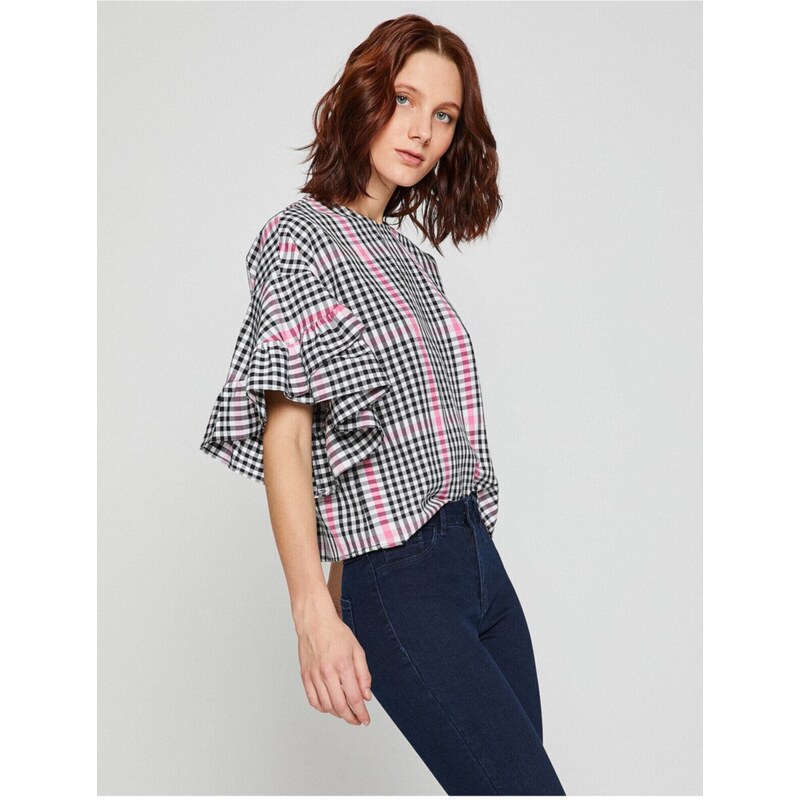 Koton Women's Checkered Blouse