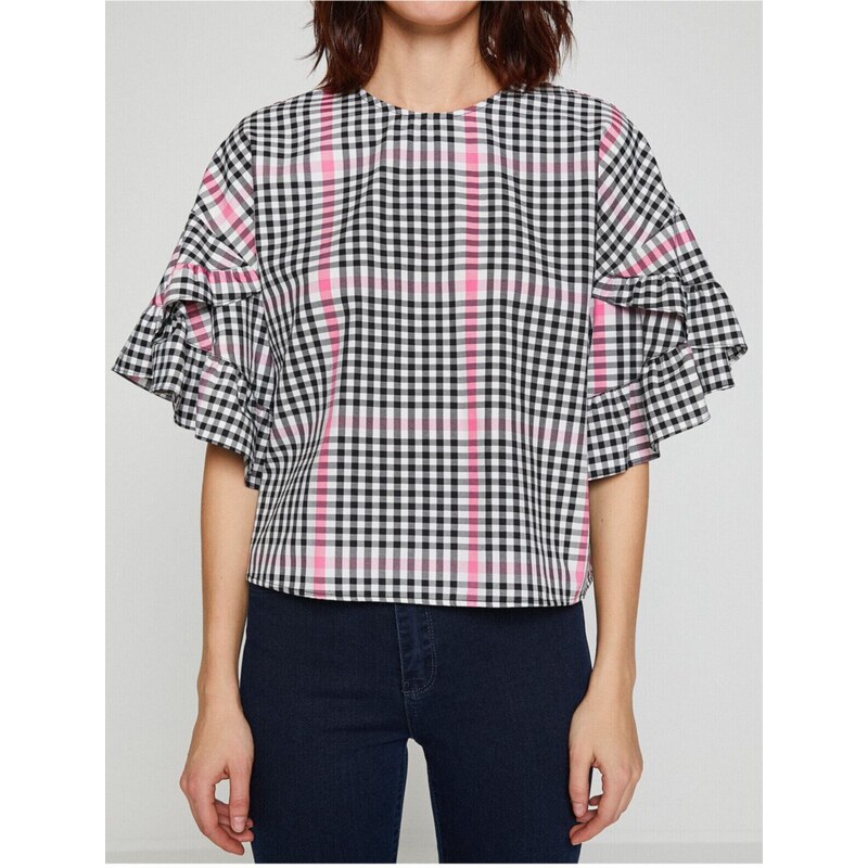 Koton Women's Checkered Blouse