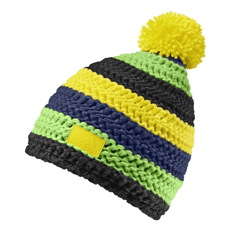 Adidas Wool Crochet Beanie OSFW / Modrá/zelená/žlutá