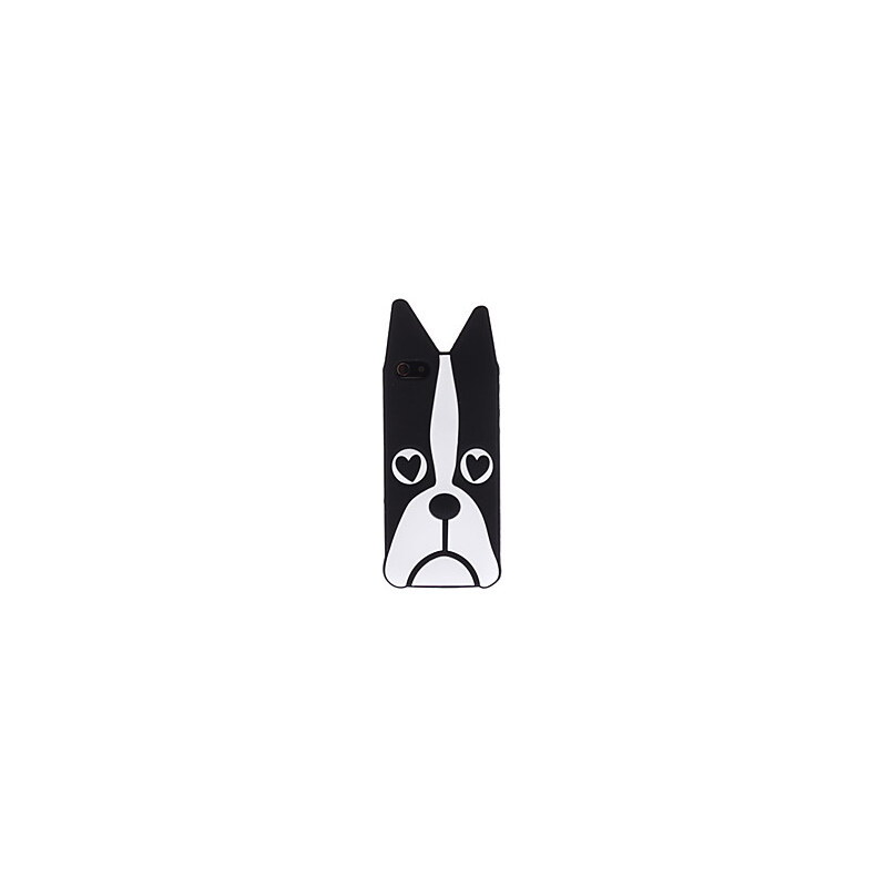 LightInTheBox Black Dog Pattern Soft Case for iPhone 5/5S