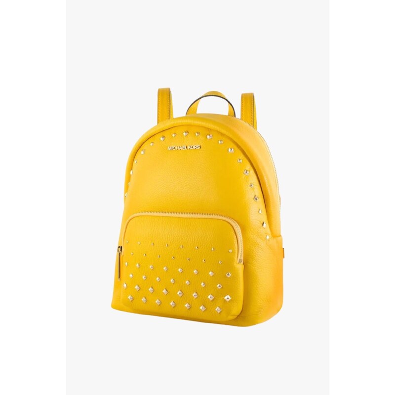 Michael Kors ERIN MD backpack pebbled leather žlutý dámský batoh