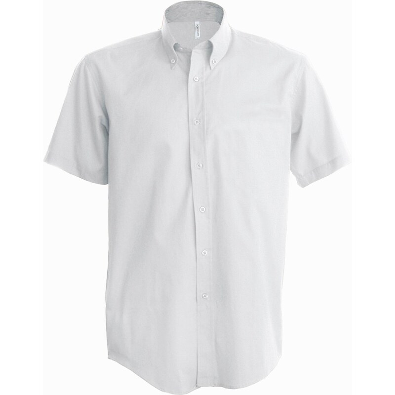 Kariban K531 pánská košile krátký rukáv strečová bílá S