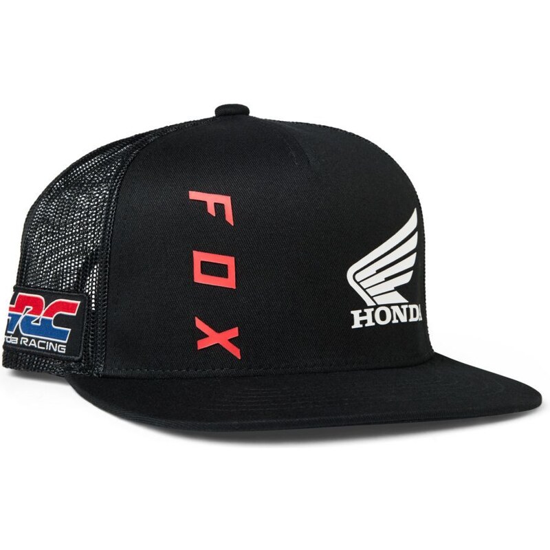 Pánská čepice Fox Fox X Honda Snapback Hat Black OS