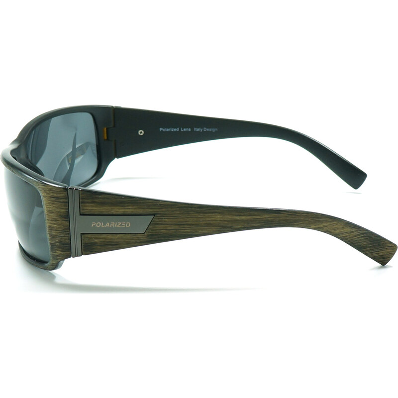 Polarizační brýle POLARIZED ACTIVE SPORT 2MF11 zelené dřevo rám, modré sklo