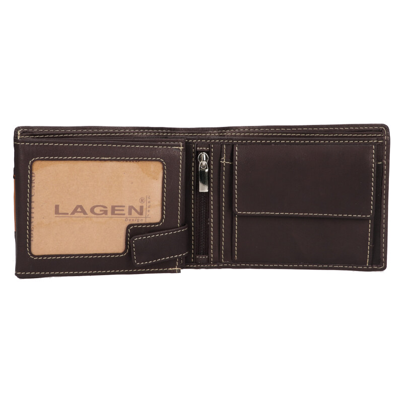 Lagen, pánská hnědá peněženka 615196/GK