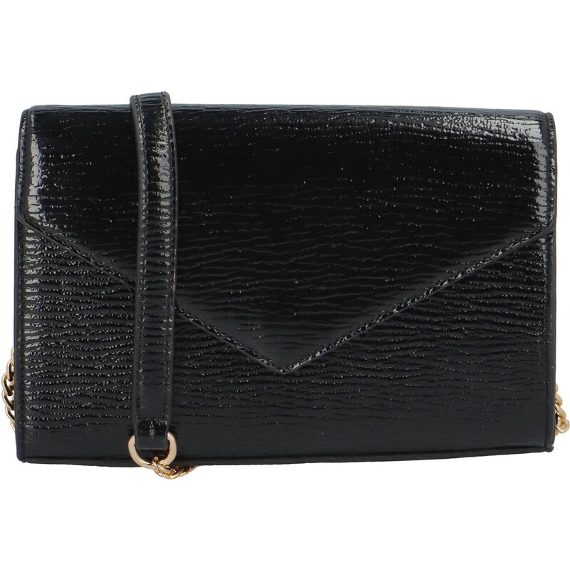 Sara Moda Metalické dámské psaníčko Penelopé, černá 81060317