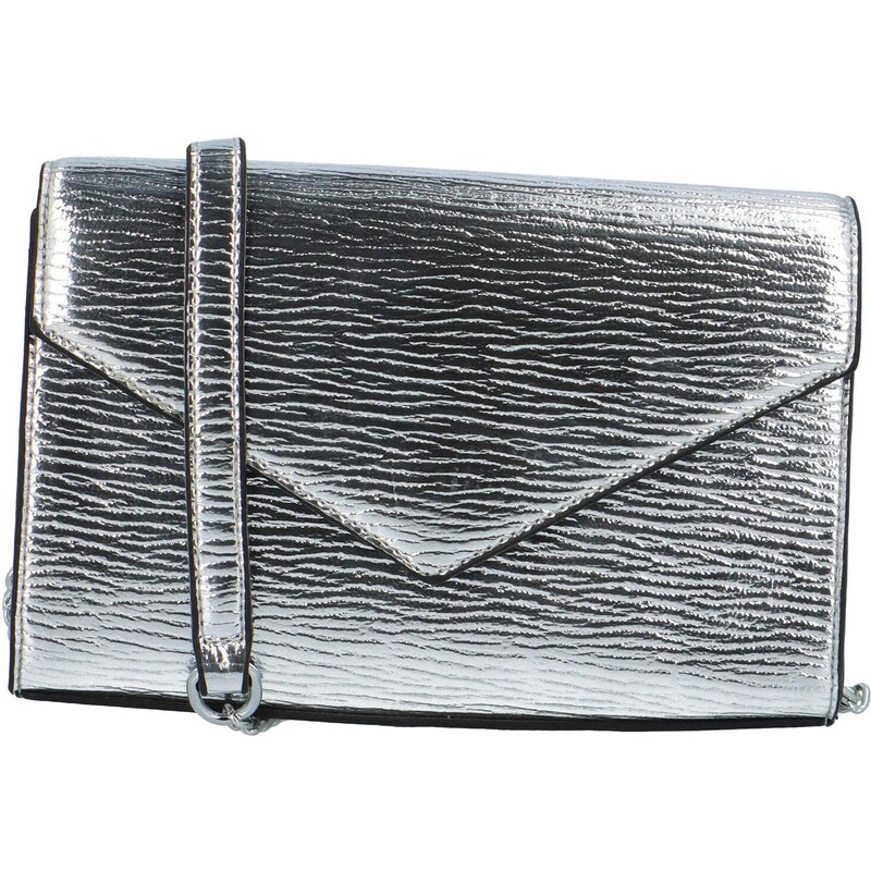 Sara Moda Metalické dámské psaníčko Penelopé, stříbrná 81060315