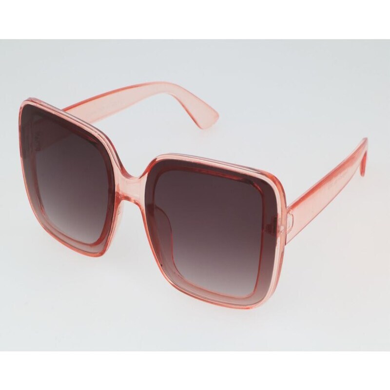 Sunmania Červené oversized sluneční brýle „Juliet"