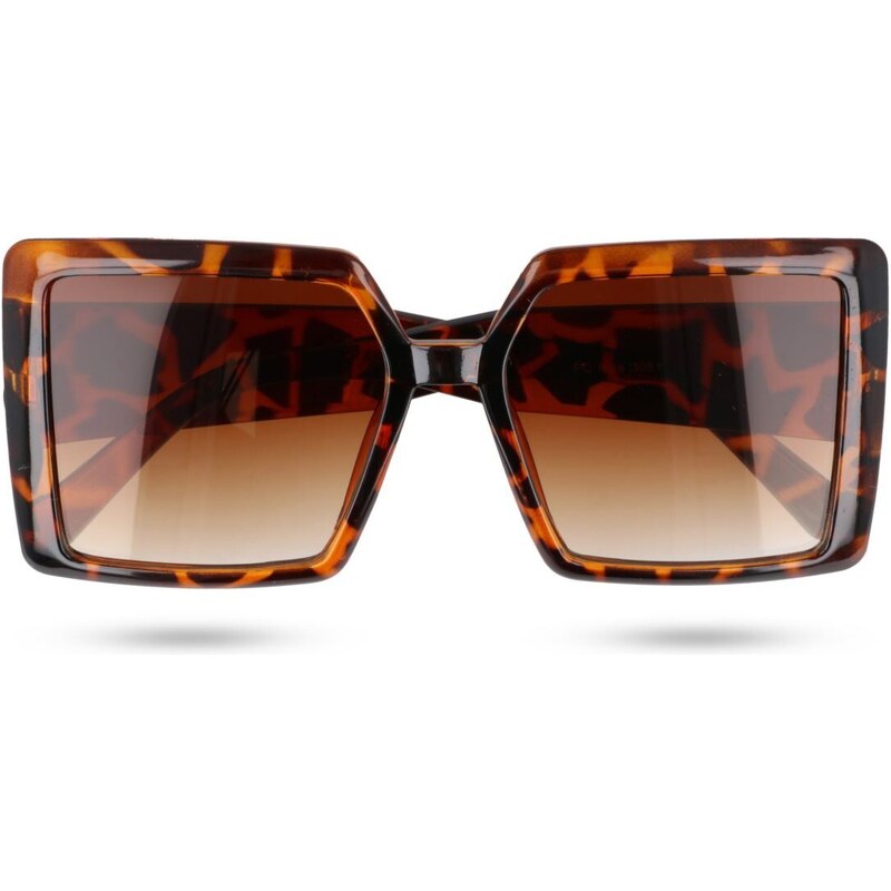 Sunmania Hnědo-černé oversized dámské brýle „Beauty 87959045