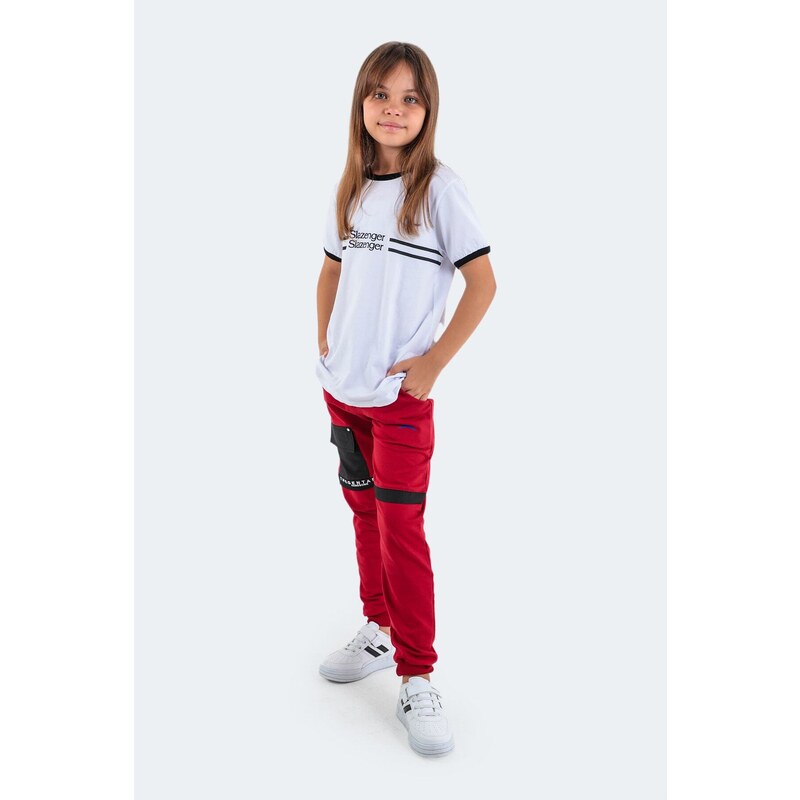 Slazenger Desi Boys' Sweatpants Red