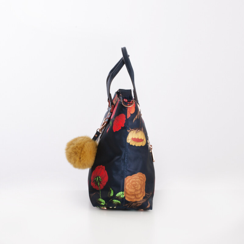 Oilily Winter Bouquet Handbag květovaná kabelka 28 cm
