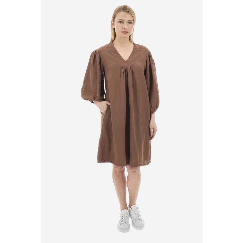 ŠATY LA MARTINA WOMAN LONG DRESS VISCOSE LINEN