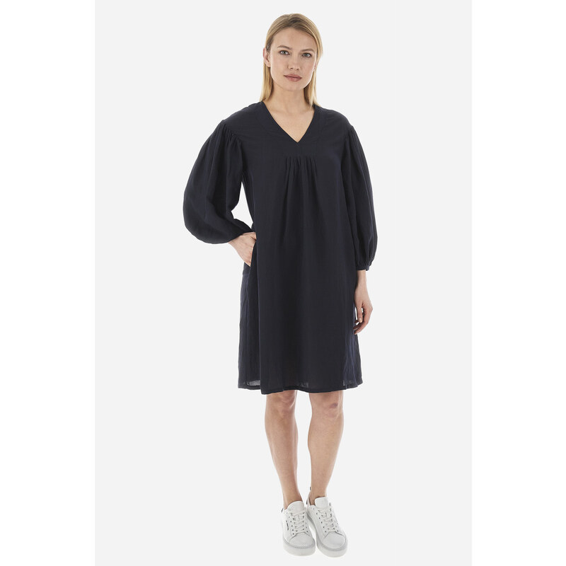 ŠATY LA MARTINA WOMAN LONG DRESS VISCOSE LINEN