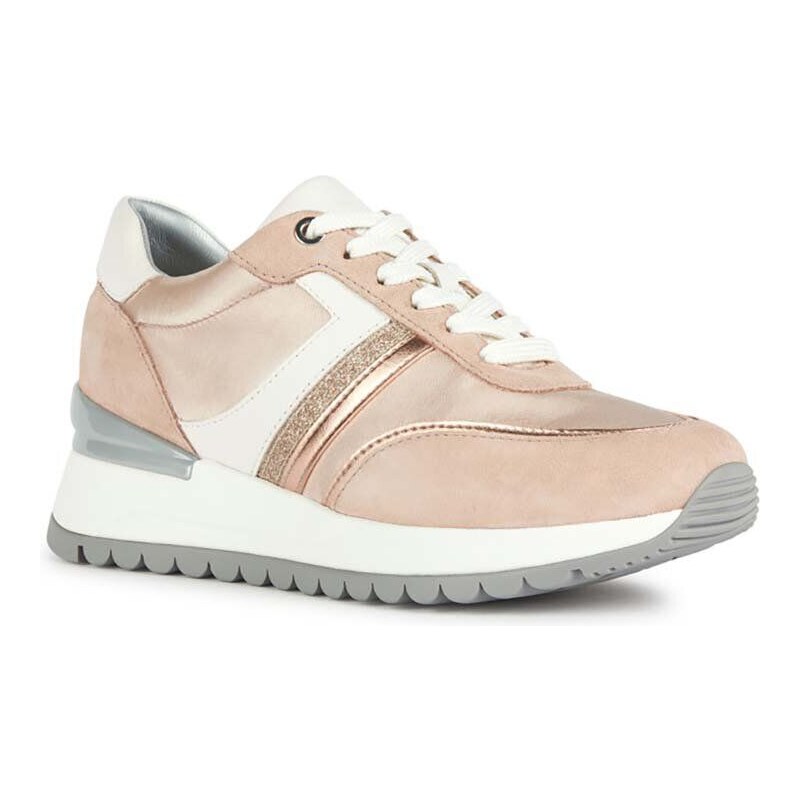 Sneakers boty Geox Desya růžová barva, D3500A 0LV22 CH88Z