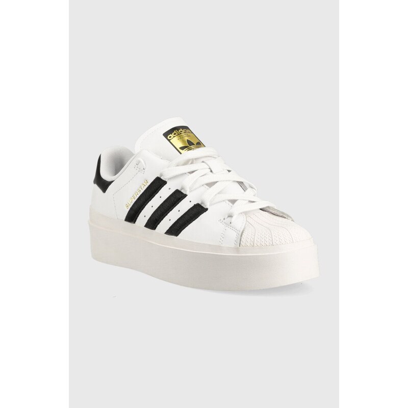 Sneakers boty adidas Originals Superstar Bonega bílá barva, GX1840-WHT/BLK/GO