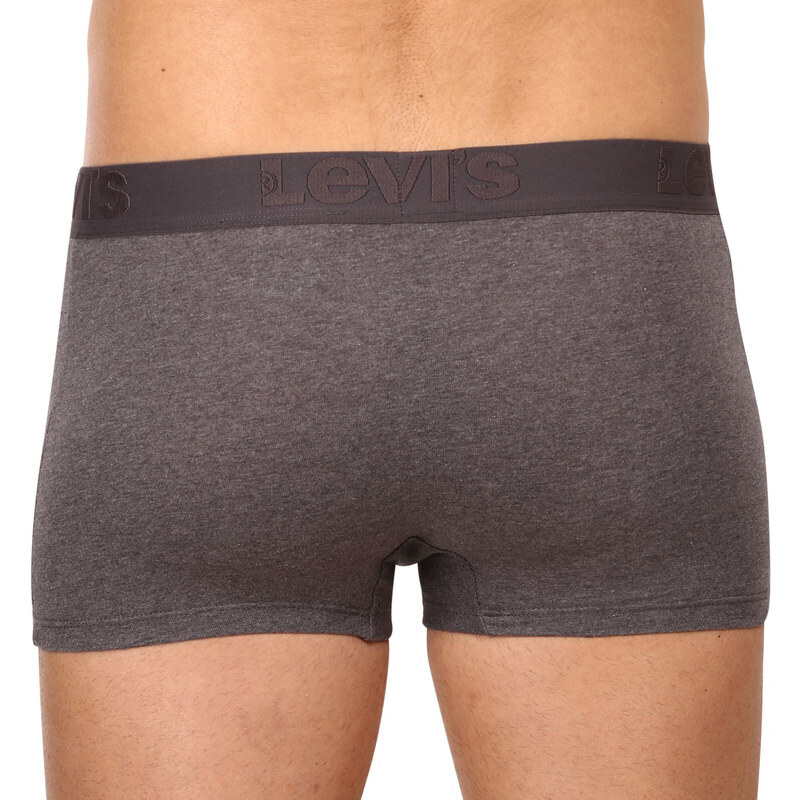 3PACK pánské boxerky Levis šedé (905042001 007)