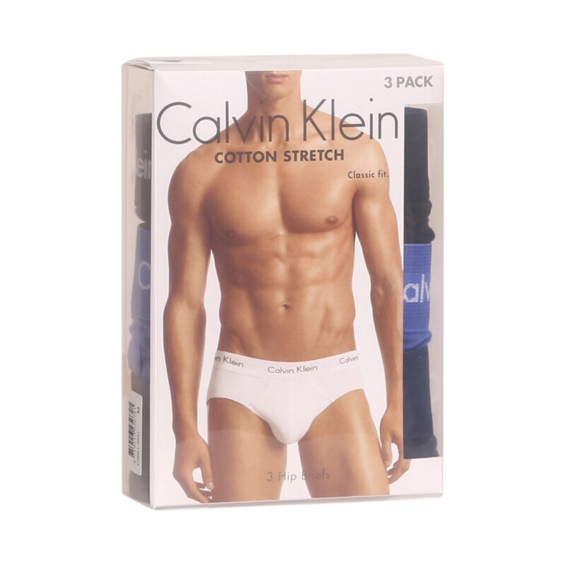 3PACK pánské slipy Calvin Klein vícebarevné