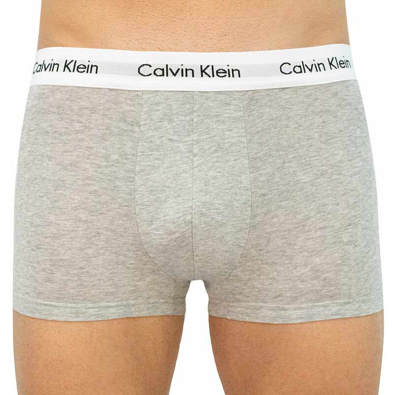 3PACK pánské boxerky Calvin Klein šedé (U2664G-KS0)