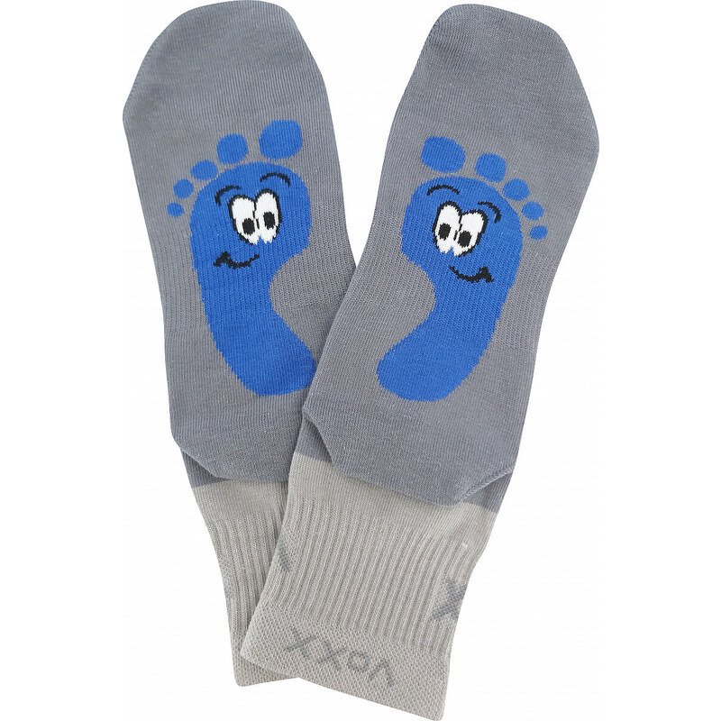 3PACK ponožky VoXX šedé (Barefootan-grey)