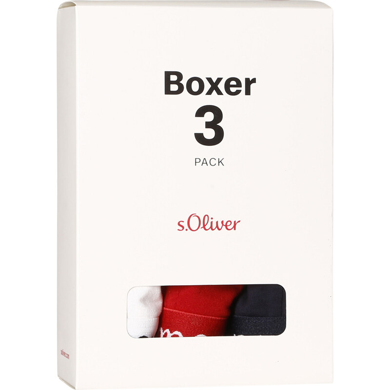 3PACK pánské boxerky S.Oliver vícebarevné (JH-34B-51136323)