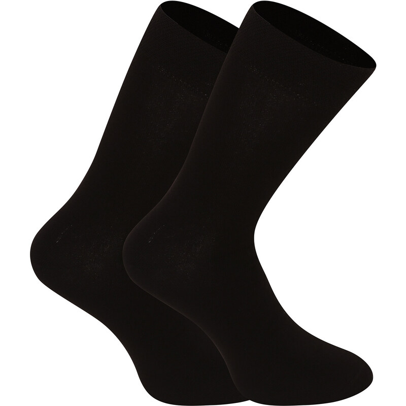 10PACK ponožky Nedeto vysoké bambusové černé