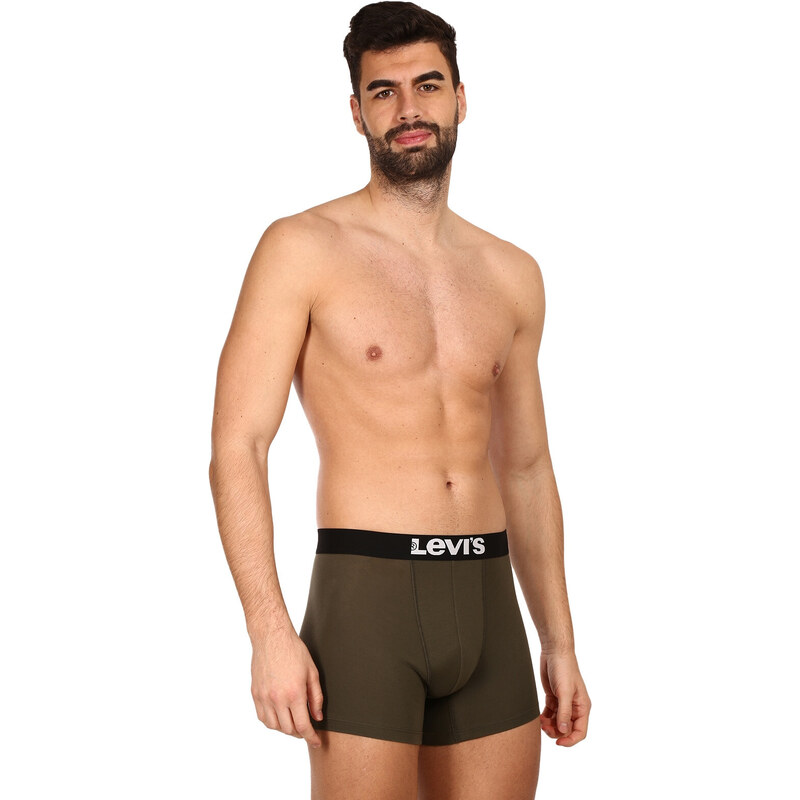 2PACK pánské boxerky Levis zelené (905001001 011)