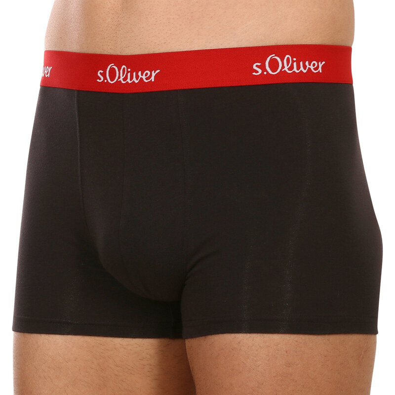 3PACK pánské boxerky S.Oliver černé (JH-34B-45972549)