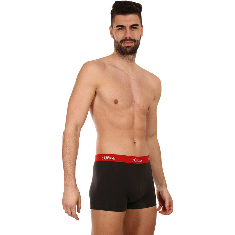 3PACK pánské boxerky S.Oliver černé (JH-34B-45972549)