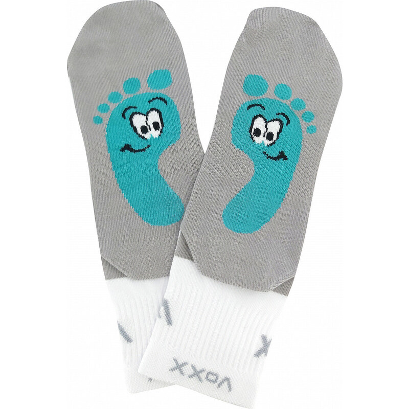 3PACK ponožky VoXX bílé (Barefootan-white)