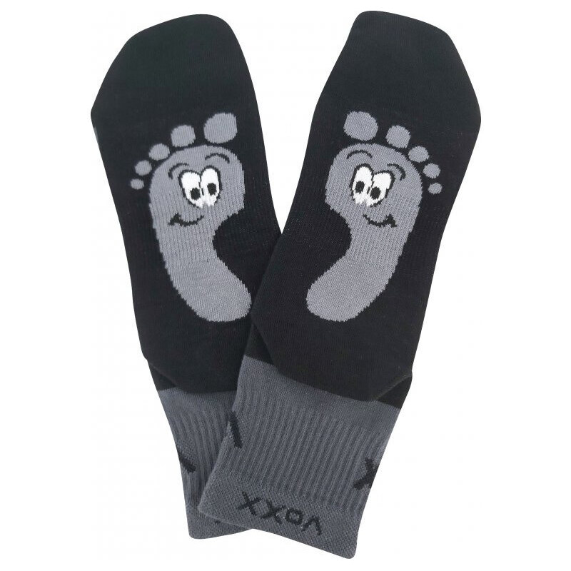 3PACK ponožky VoXX černé (Barefootan-black)