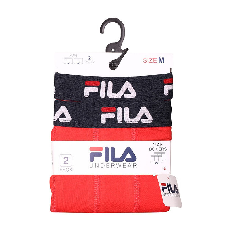 2PACK pánské boxerky Fila červené (FU5142/2-118)