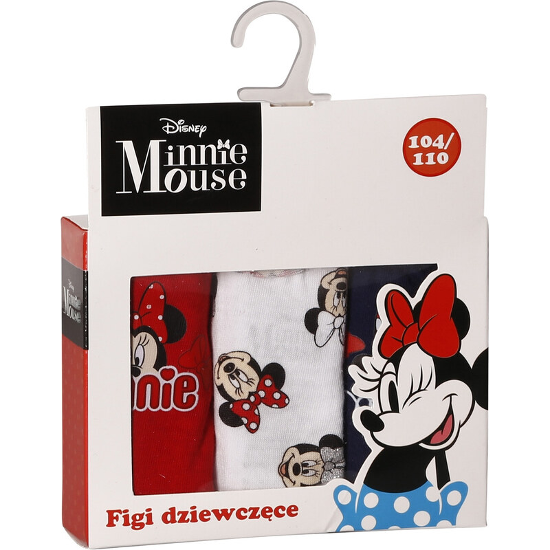 3PACK dívčí kalhotky E plus M Minnie vícebarevné