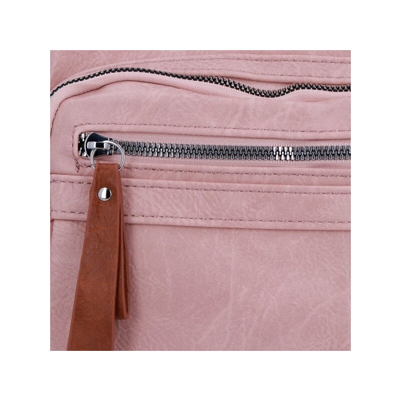 Dámská kabelka batůžek Herisson pudrová růžová 1502H308
