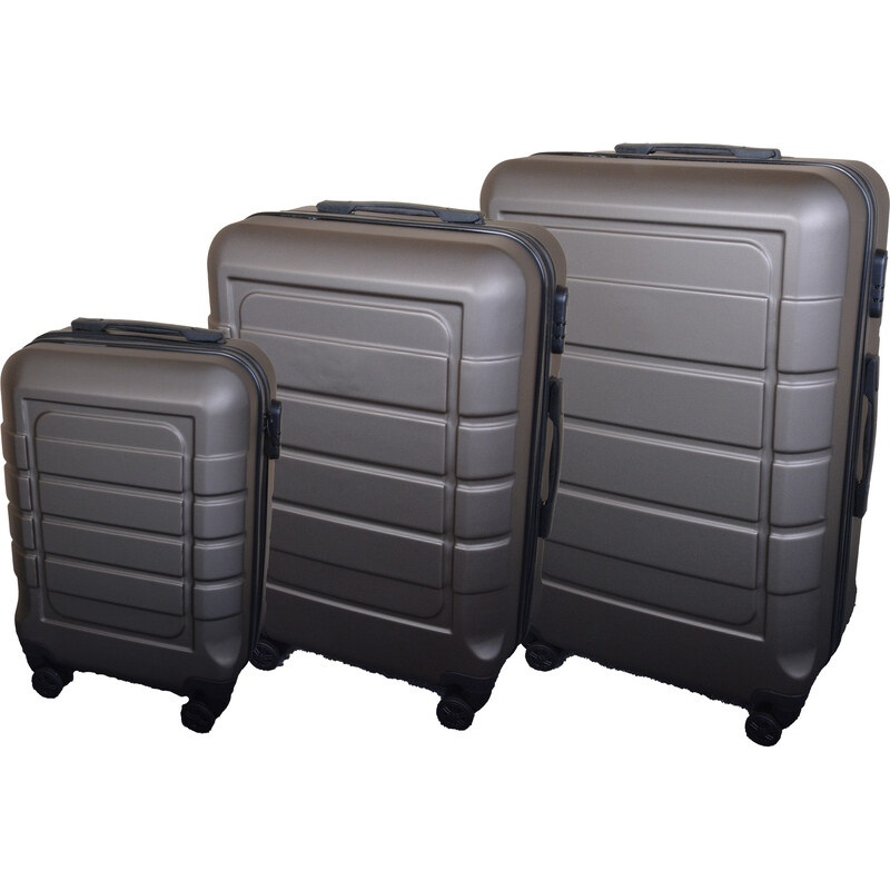 Sada 3 skořepinových kufrů JB 2055