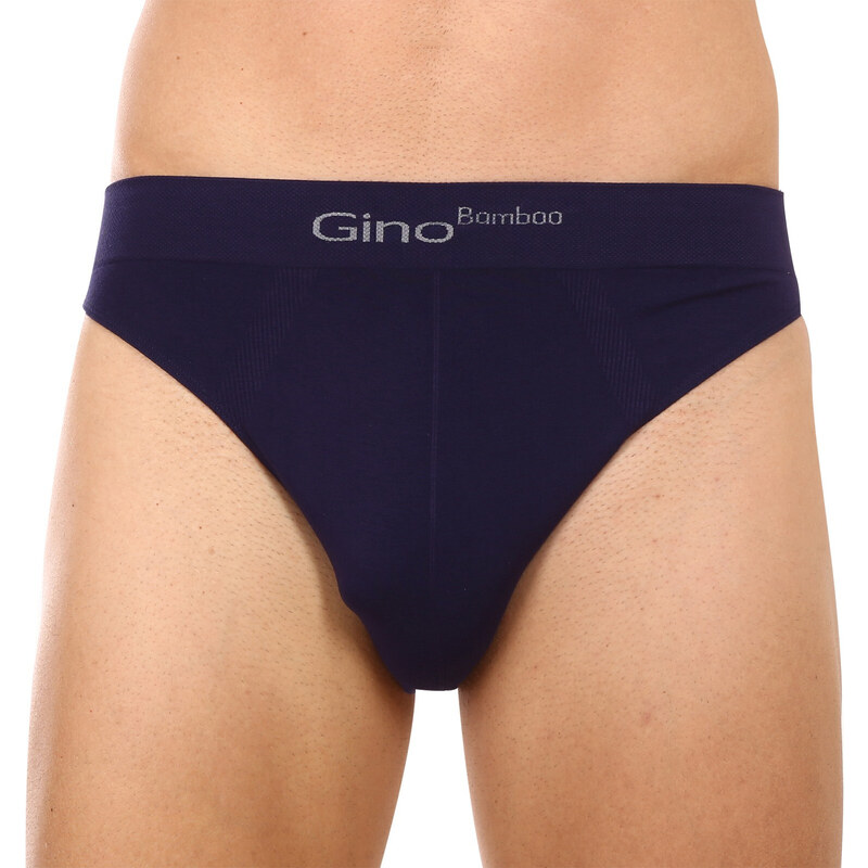 Pánské slipy Gino bambusové modré (50003)