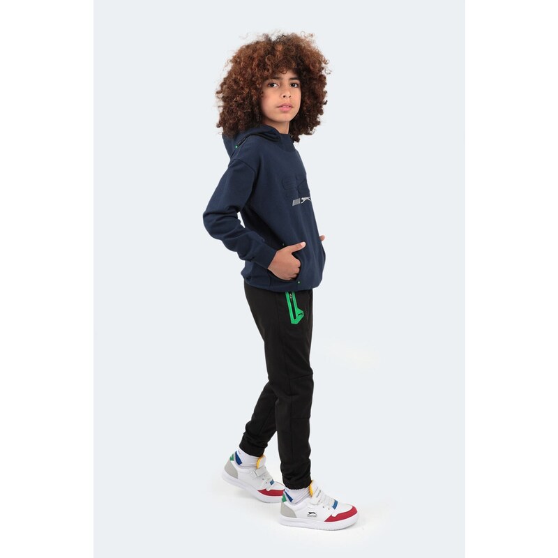 Slazenger Dror Kids Unisex Sweatshirt Navy Blue